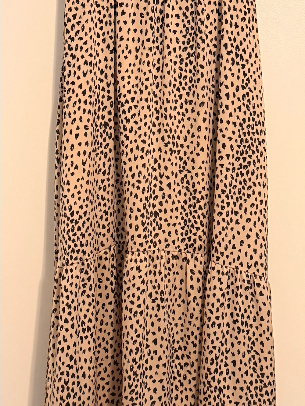 Cupshe Beige Spotted Maxi Dress with Thin Straps - Picture 3 of 3